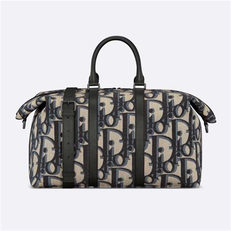 weekender dior|Weekender 25 Beige and Black Maxi Dior Oblique Jacquard .